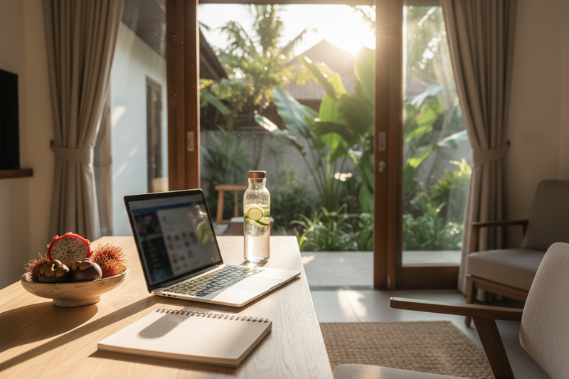 Staying Productive in Bali: A Sustainable Guide for Digital Nomads